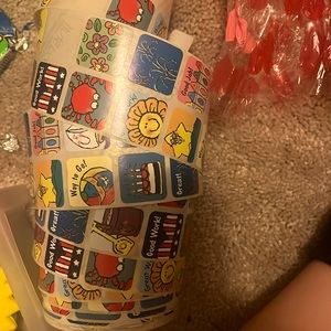 Stickers,only like 10 missing out of 2,000